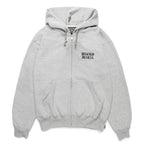 HEAVY WEIGHT FULL ZIP HOODED SWEAT SHIRT ( TYPE-4 ) #GRAY [25SS-WMC-SS08]