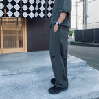 PE JERSEY JOG PANTS #CHARCOAL [CES29PT17]