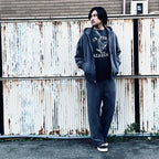 WEATHERED SWEAT PANTS - EGGPLANT #EGGPLANT [BWU-WSPE]