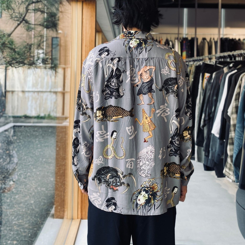百鬼夜行 shirt L/S #Gray [BV-SH2600230]