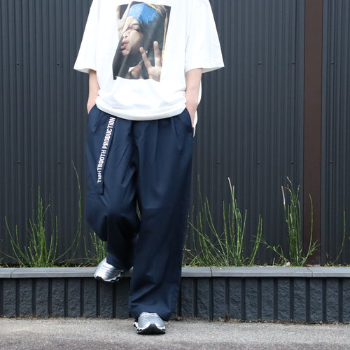 BAGGY SLACKS #Navy [FW26-B11]