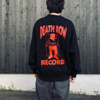 DEATH ROW RECORDS | HEAVY WEIGHT CREW NECK SWEAT SHIRT #BLACK [DEATHROW-WM-SS06]