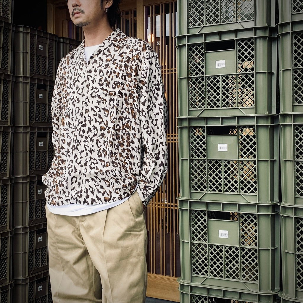 夏威夷長袖襯衫（3 型）#象牙色 [25FW-WMS-HI03]