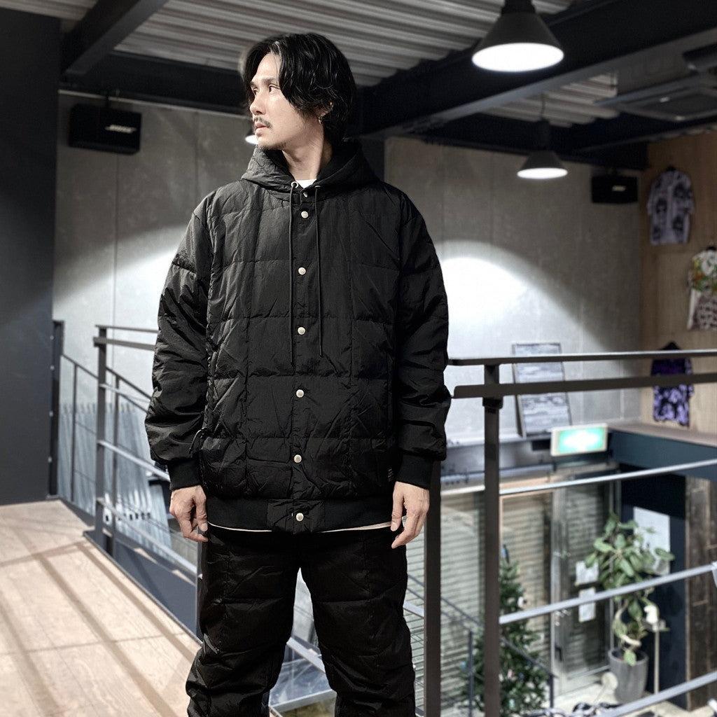 SC FRONT BUTTON DOWN HOODIE #BLACK [TAION-106SCB] – cocorozashi