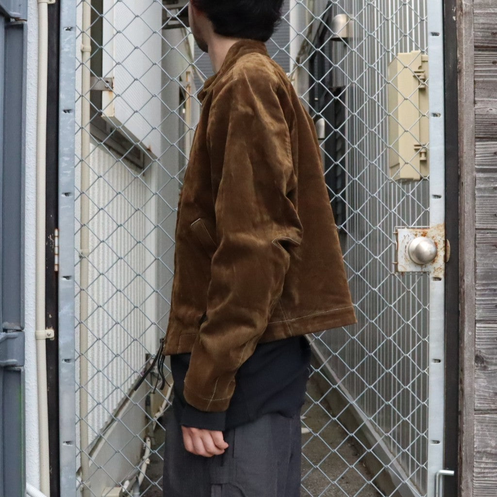 Racing Jacket (VELVET DENIM) #MOSS [M-P4-LO2]