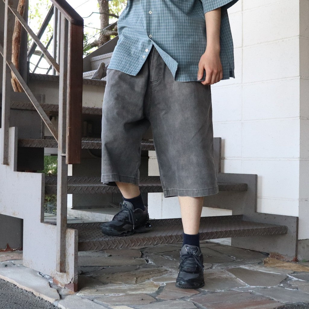 Cotton Twill Skate Shorts #Vintage Black [SD26S-PT08]