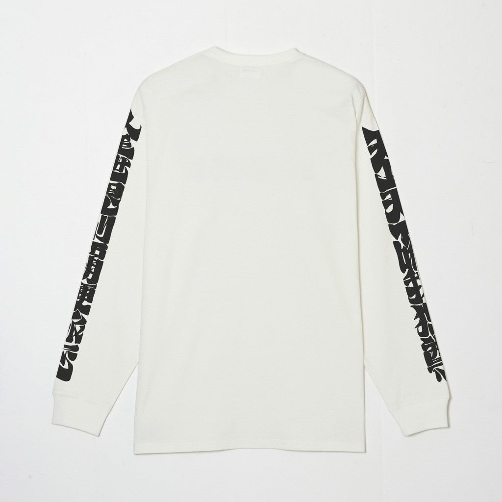 天上天下唯我独尊 L/S tee #WHITE/BLACK pt [BV-CUT2400130]