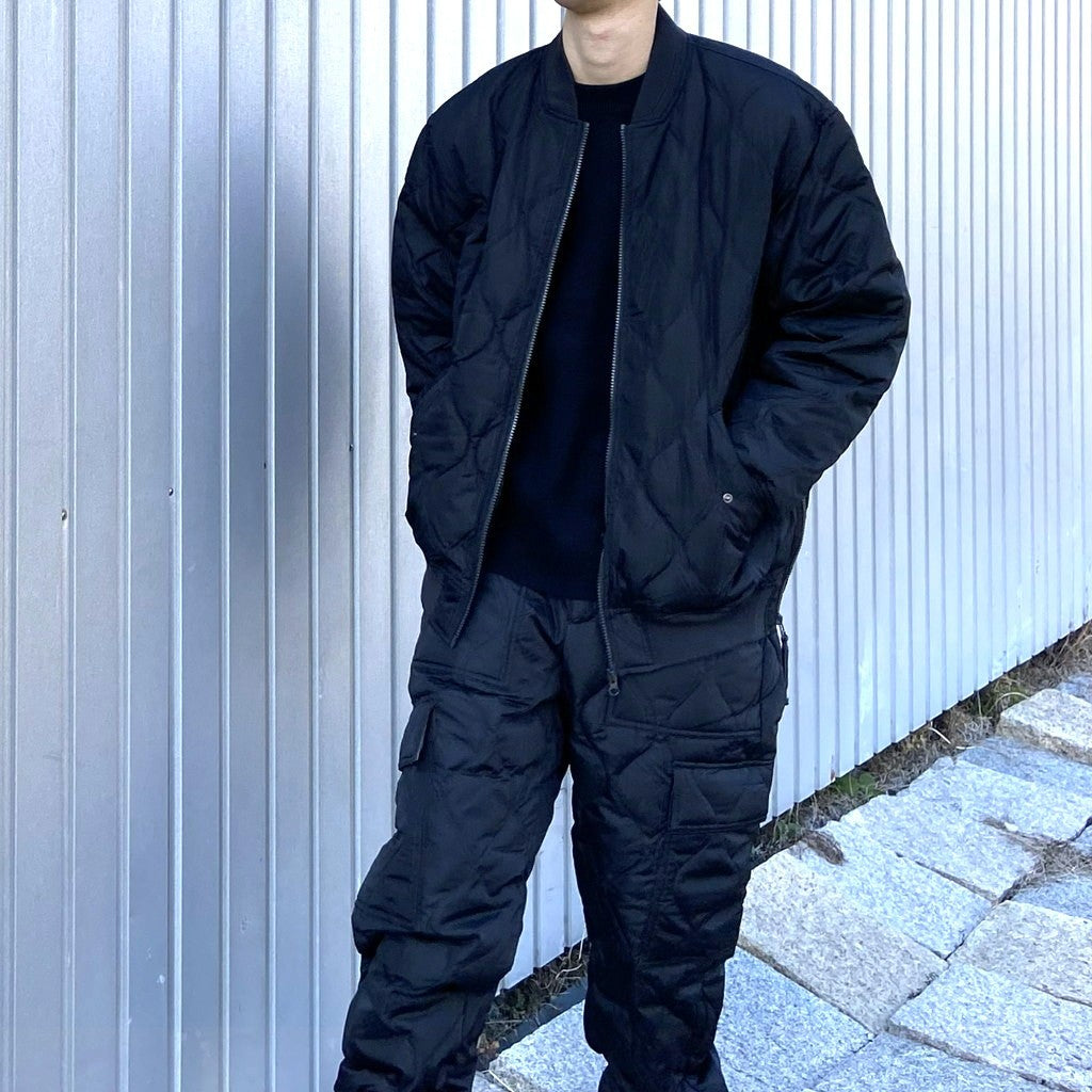 MILITARY MA-1 DOWN JKT #BLACK [TAION-111M1ML-1]