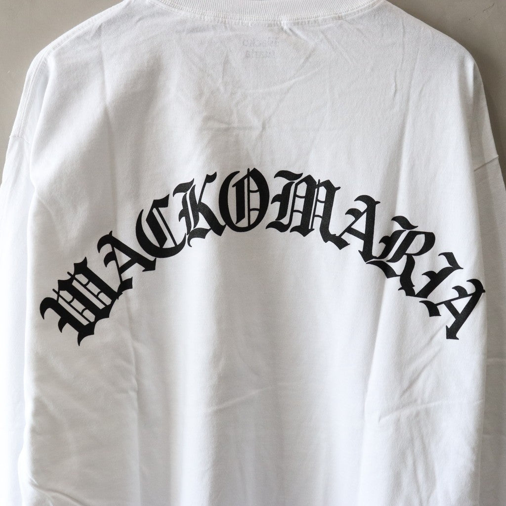 CREW NECK LONG SLEEVE T-SHIRT ( TYPE-1 ) #WHITE [24FW-WMT-LT04]