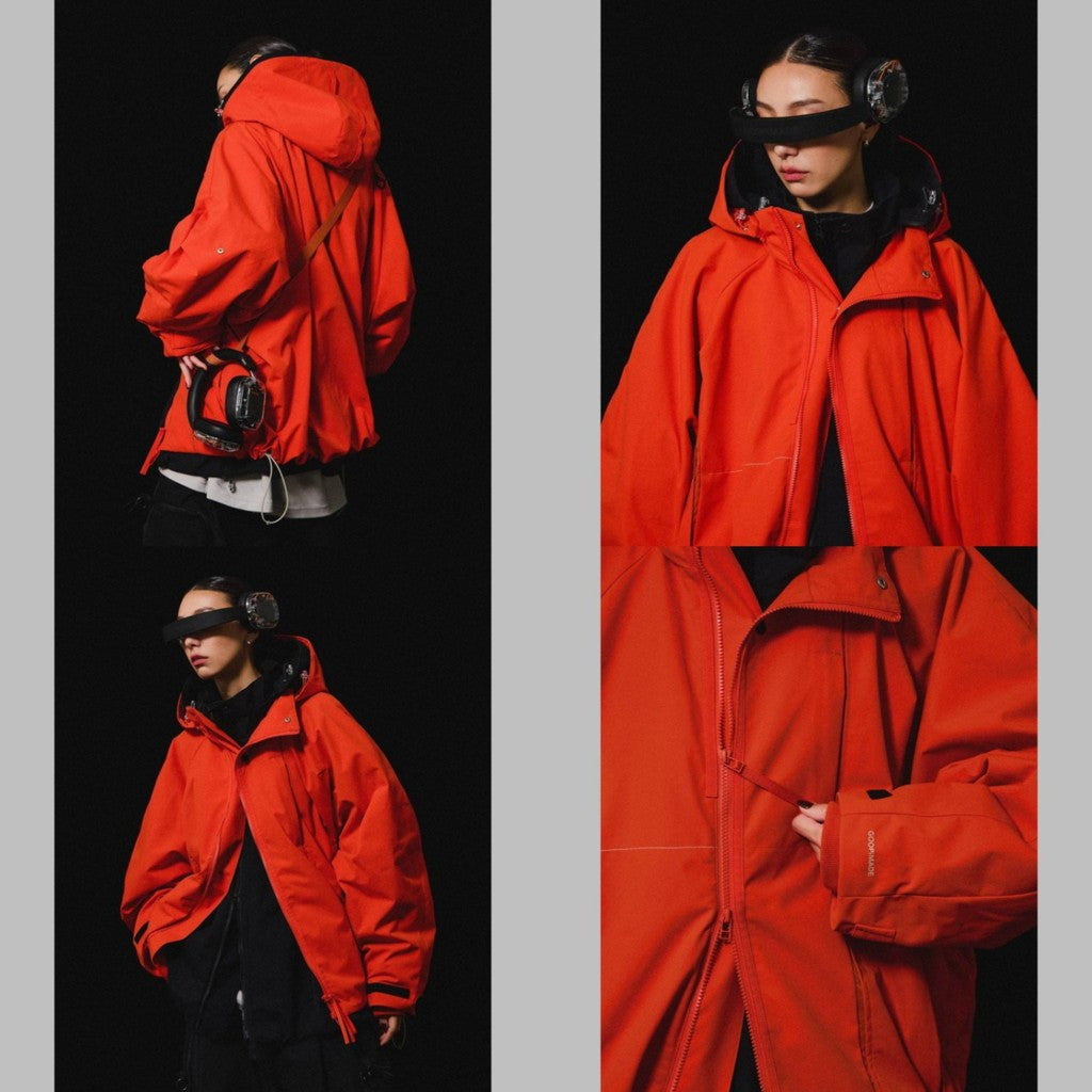 "8SE-01G" 專業多功能登山派克大衣 #PUMPKIN [GOOPI-24AW-DEC-02]