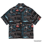 JEAN-MICHEL BASQUIAT | S/S HAWAIIAN SHIRT ( TYPE-1 ) #ONE [BASQUIAT-WM-HI25]