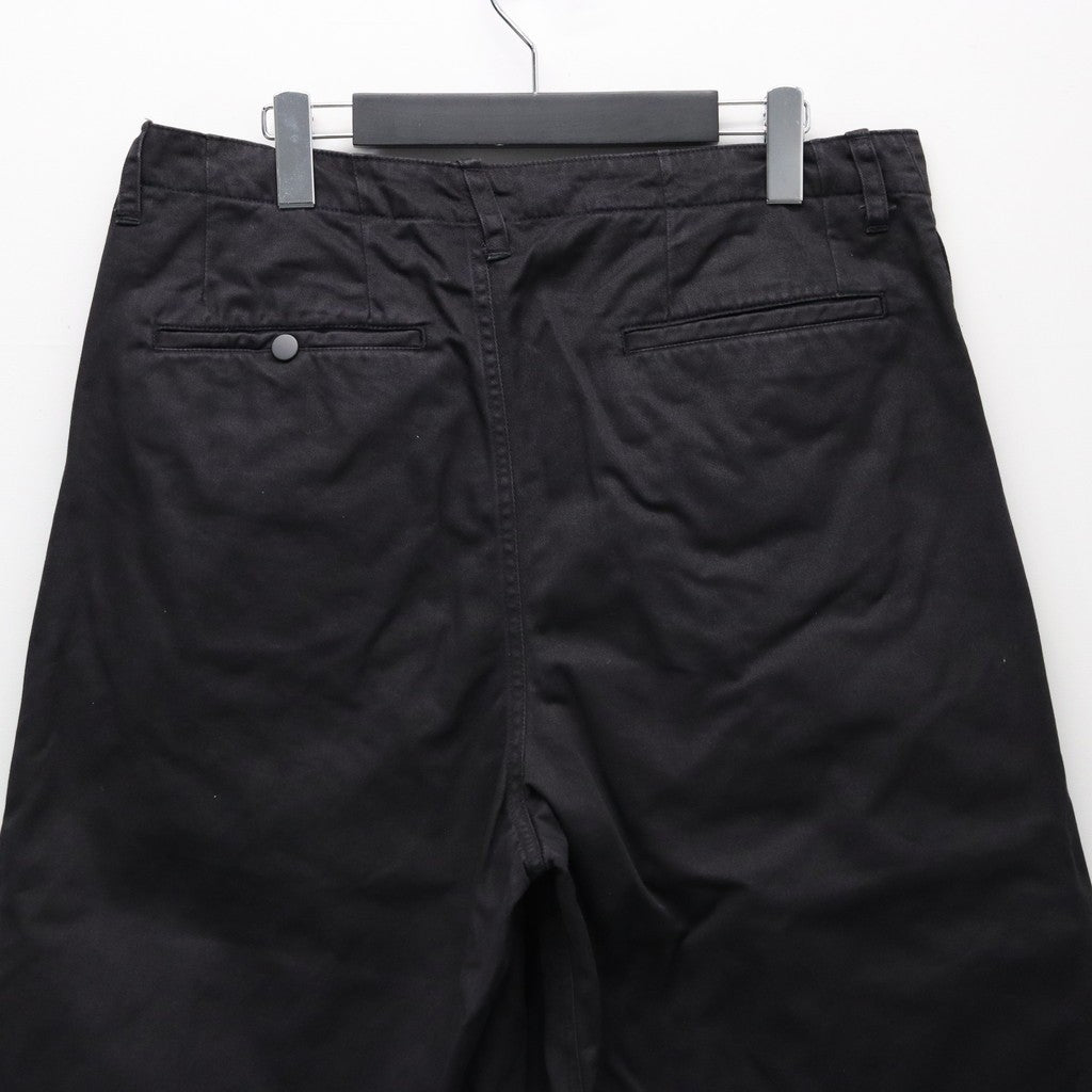 Wrapped Work Short(AGED TWILL) #BLACK [M-P3-DW3]