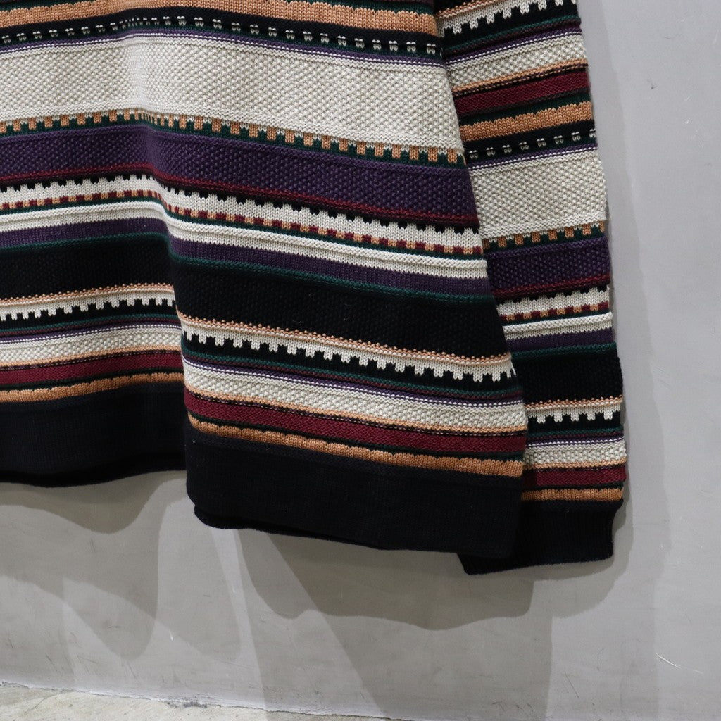 90's BORDER KNIT #BEIGE [K2465201]
