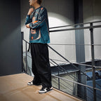 BAGGY SLACKS #Black [SS25-B05]