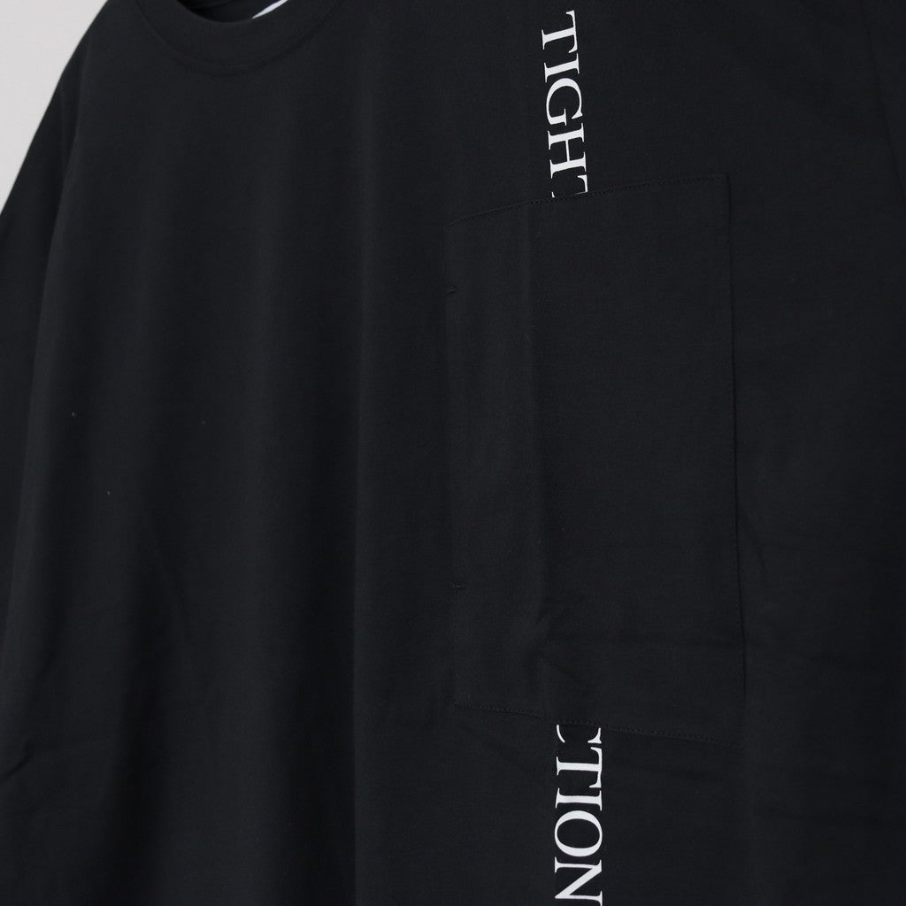 STRAIGHT UP S/S T-SHIRT - Quick Drying - #Black [SU25-T05]