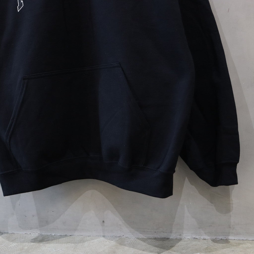 COLLEGE HOODED SWEAT SHIRT #BLACK [FW24-SW05]