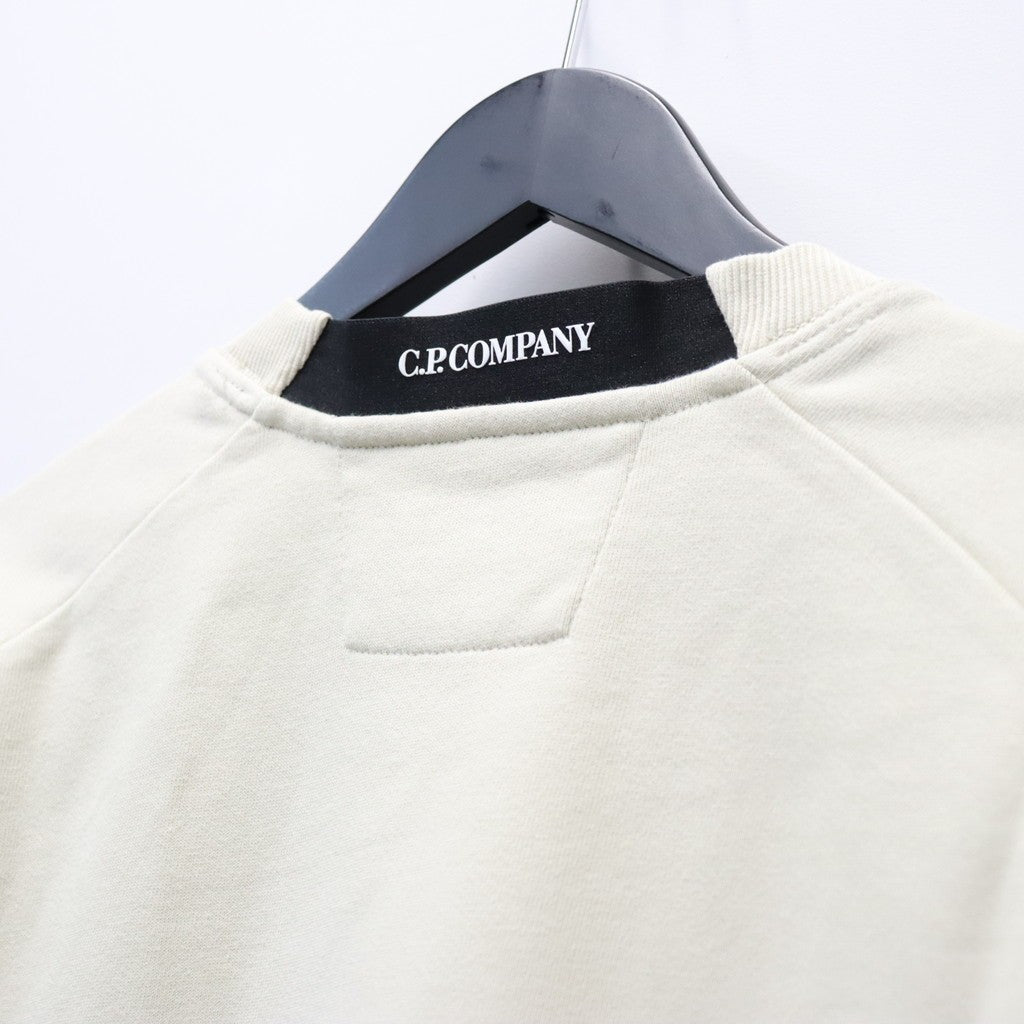 DIAGONAL RAISED FLEECE CREWNECK LENS SWEATSHIRT #SILVER BIRCH 120 [21CMSS713A-005086W-26FWP]