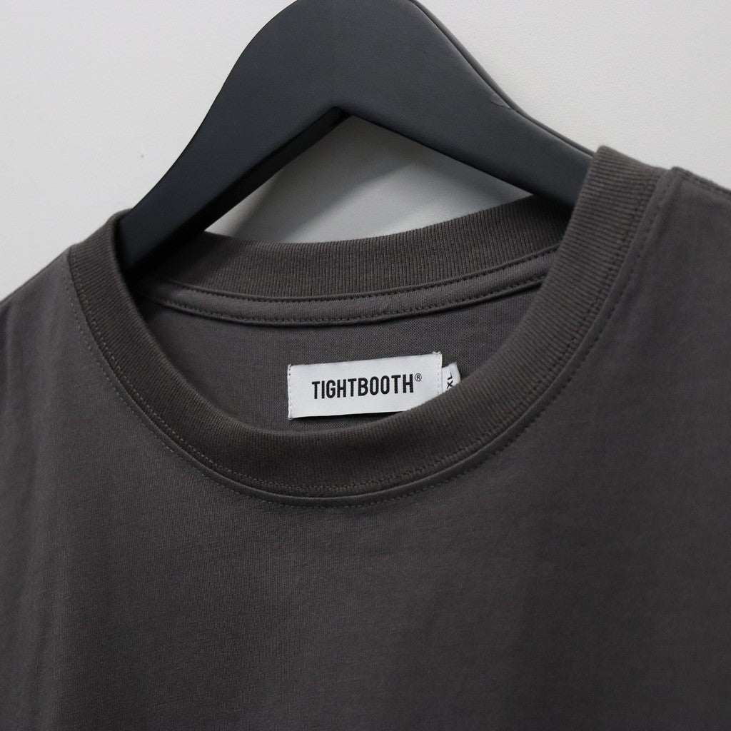 STRAIGHT UP S/S T-SHIRT #Charcoal [SS26-T04]
