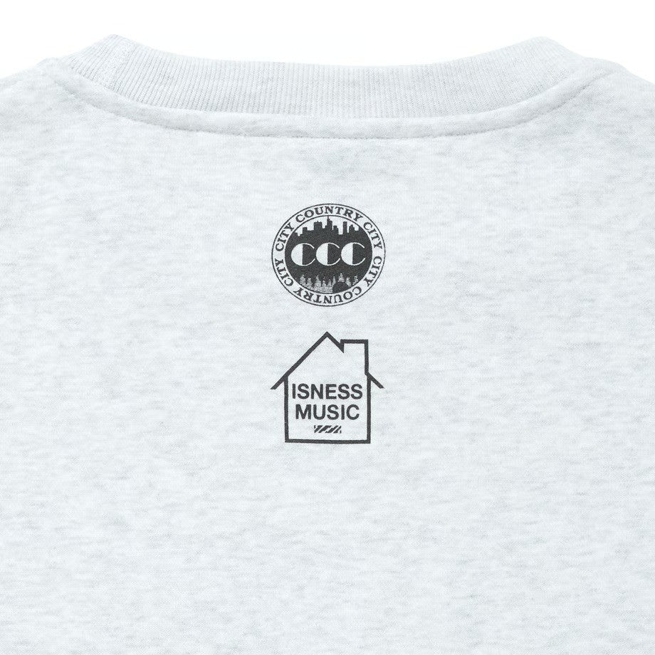 IS-NESS | SWEATSHIRT_HOUSE #ASH GRAY [CCC-263C007]