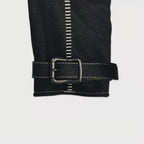 Artisan's Hand-stuffed (VEGETABLE TANNING PIG LEATHER) #BLACK [M-P4-AC2]