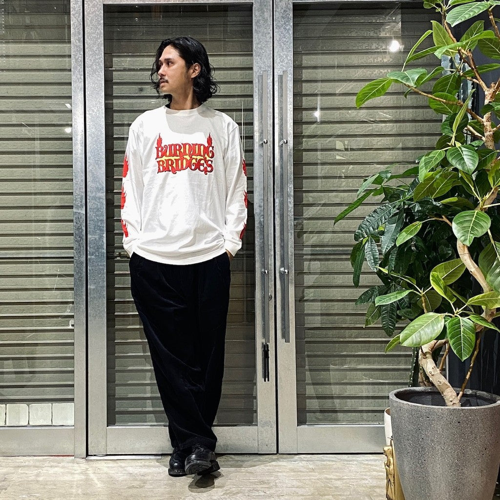 你好，紐曼長袖T卹 #白色 [SC2420-LT01]