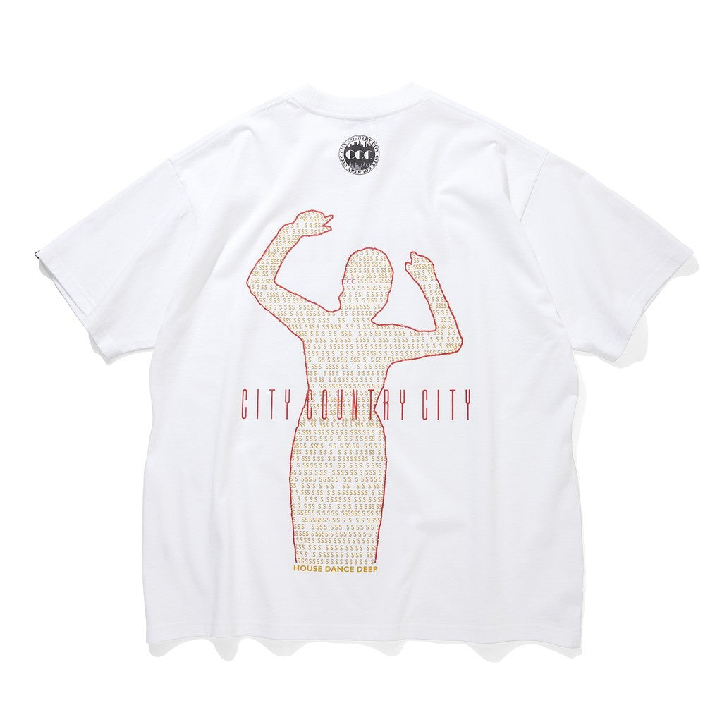 COTTON T-SHIRT_DANCE #WHITE [CCC-243T004]