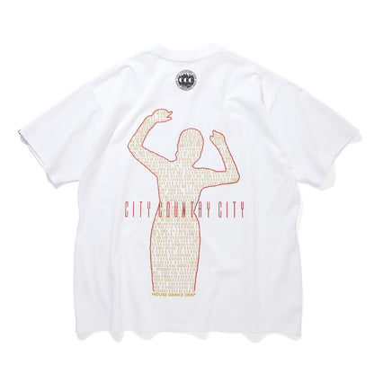 COTTON T-SHIRT_DANCE #WHITE [CCC-243T004]