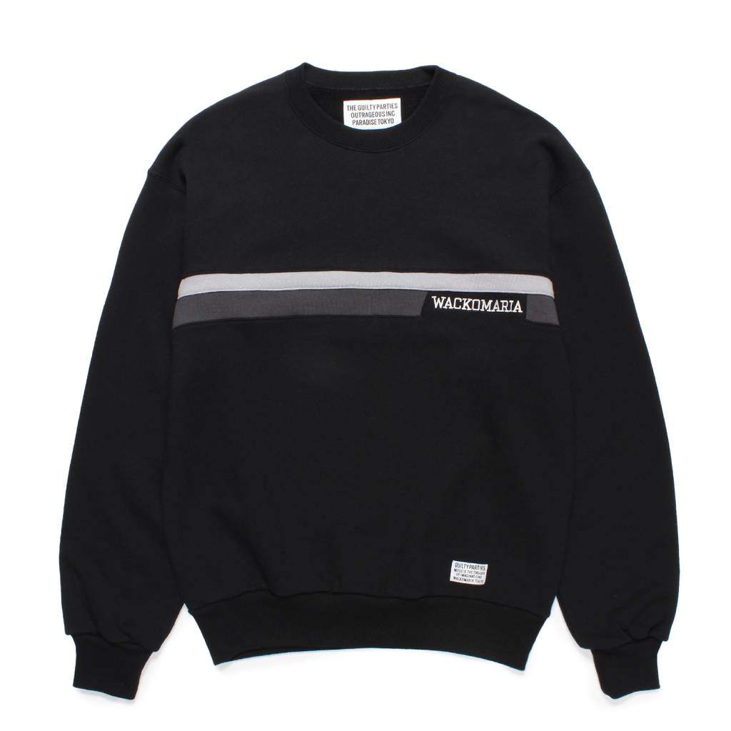 MIDDLE WEIGHT CREW NECK SWEAT SHIRT (TYPE-3) #BLACK [24FW-WMC-SS11]