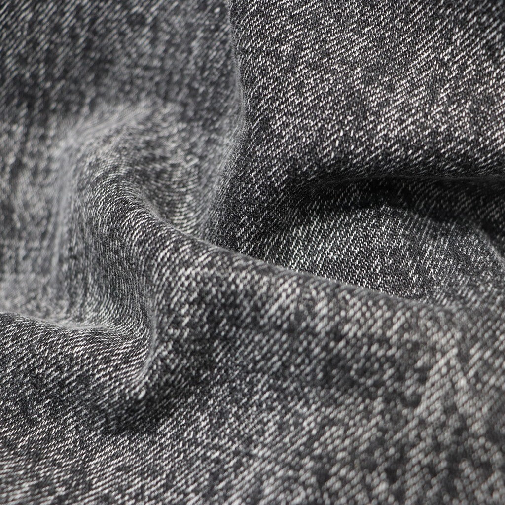 DENIM BAGGY PANTS #BLACK CHEMICAL [GH5S013D]