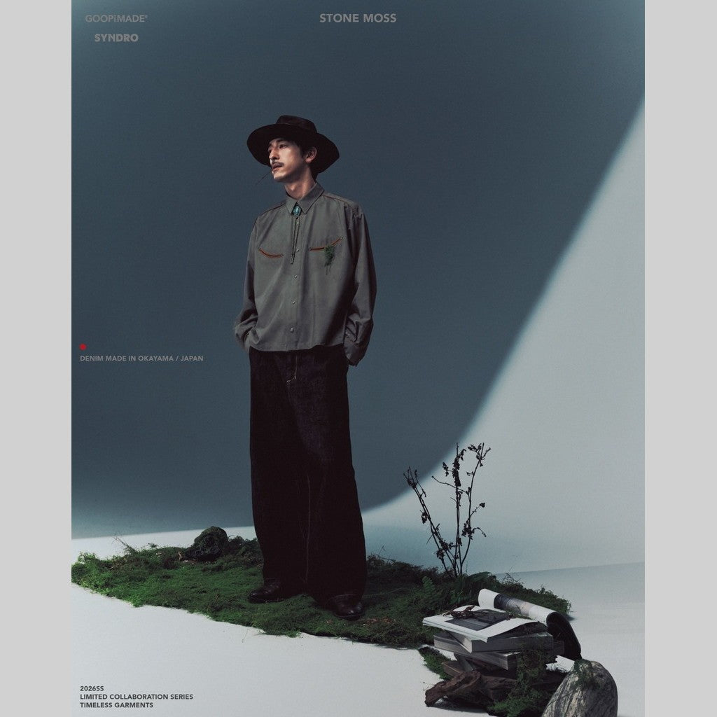 SYNDRO | 01P-SYNC ARK DECK LOOSE JEANS - ONE WASH #Indigo [GOOPI-26SS-JUL-01]