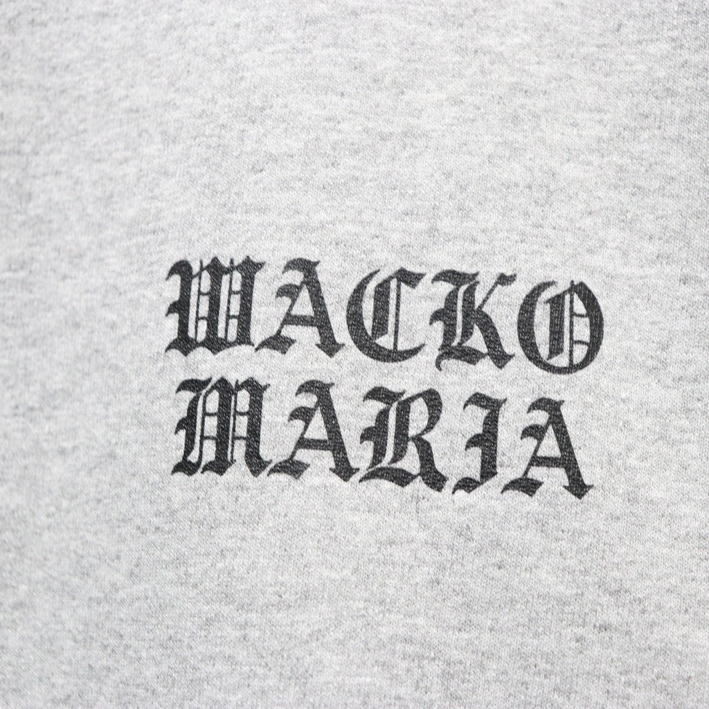 CREW NECK SWEAT SHIRT ( TYPE-1 ) #GRAY/BLACK [26SSE-WMC-SS06]