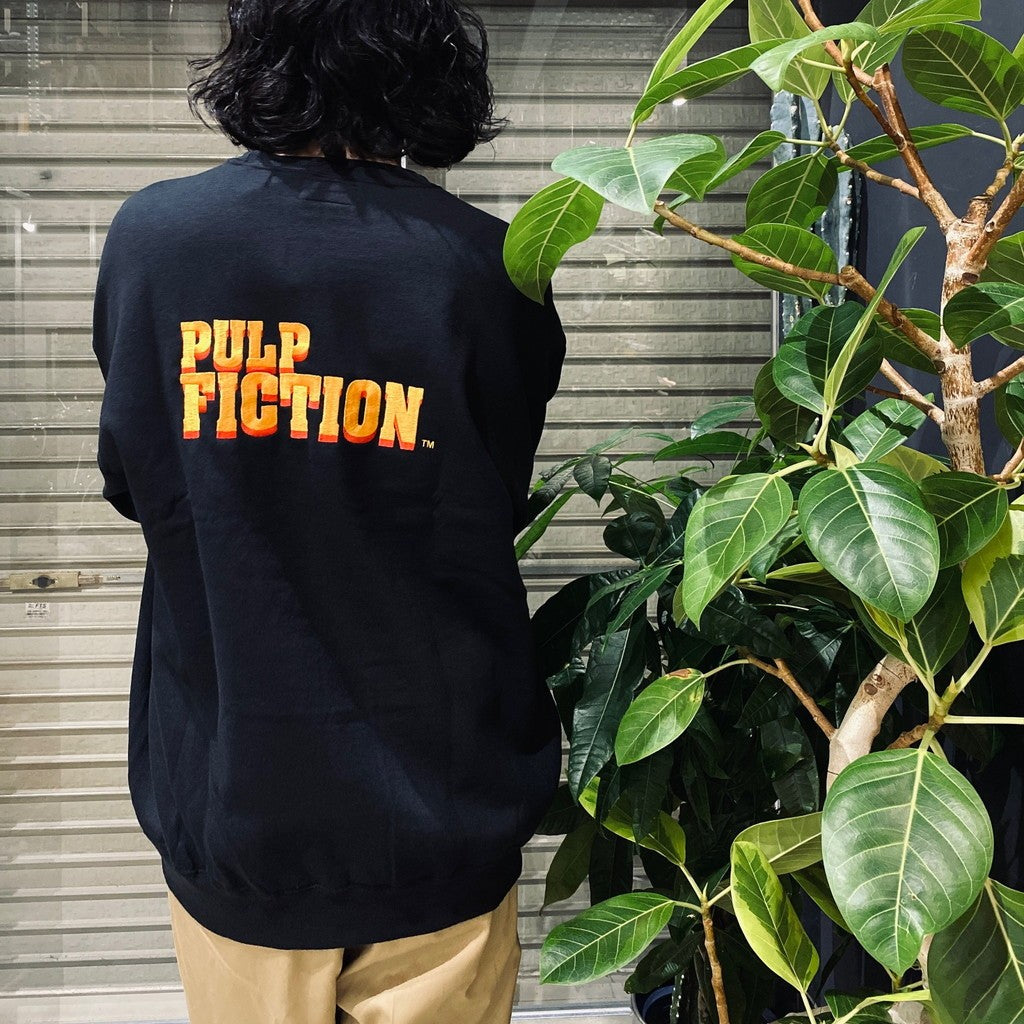 PULP FICTION | CREW NECK SWEAT SHIRT ( TYPE-4 ) #BLACK [PF-WM-SS07]