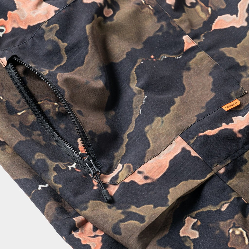 RIPSTOP BALLOON CARGO PANTS #ORANGE CAMO [SS24-B01]