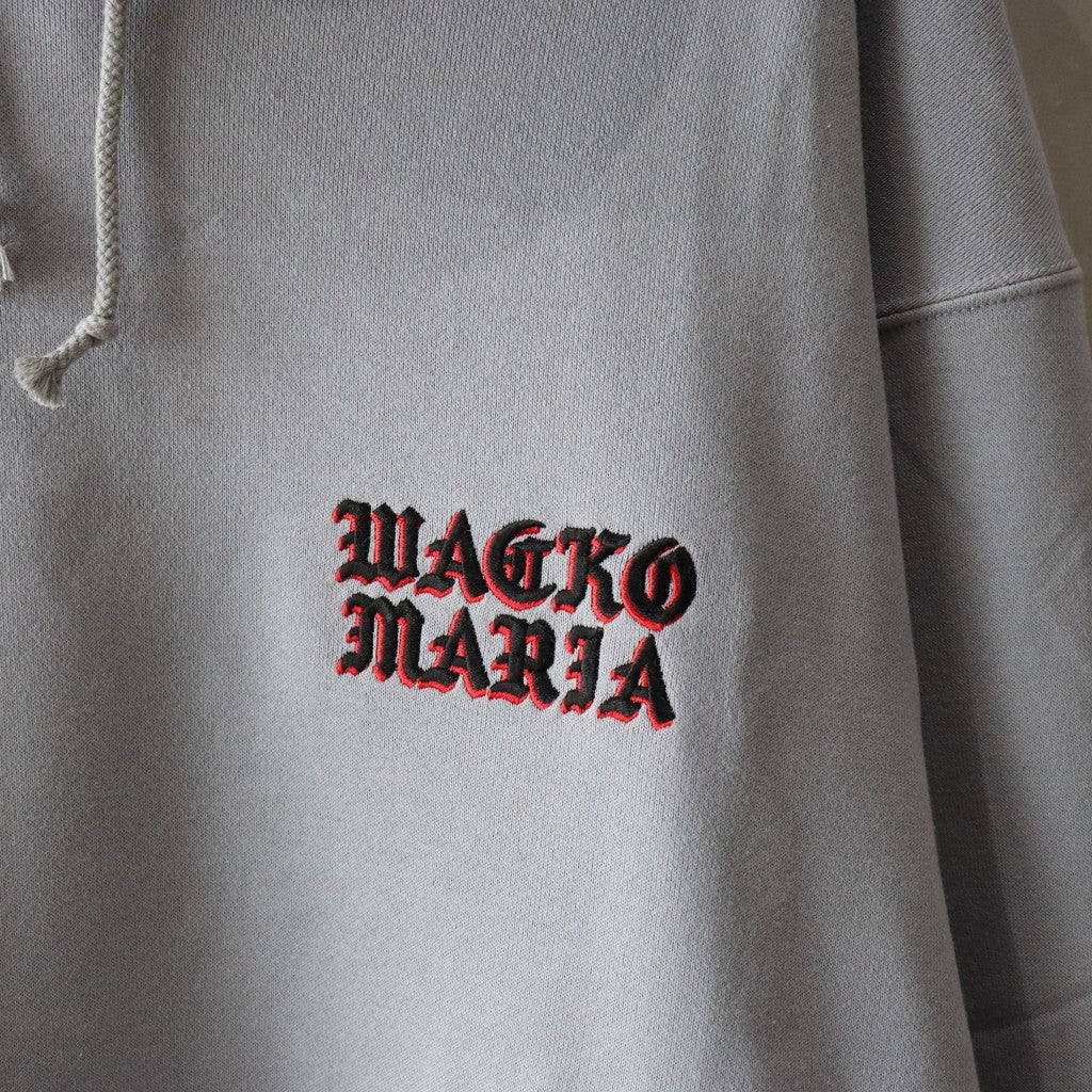 MIDDLE WEIGHT PULLOVER HOODED SWEAT SHIRT ( TYPE-2 ) #GRAY [24FW-WMC-SS06]