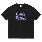 WASHED HEAVY WEIGHT CREW NECK T-SHIRT ( TYPE-15 ) #BLACK / PURPLE [26FW-WMT-WT18]