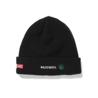 HIGHTIMES | KNIT WATCH CAP #BLACK [HIGHTIMES-WM-CP04]