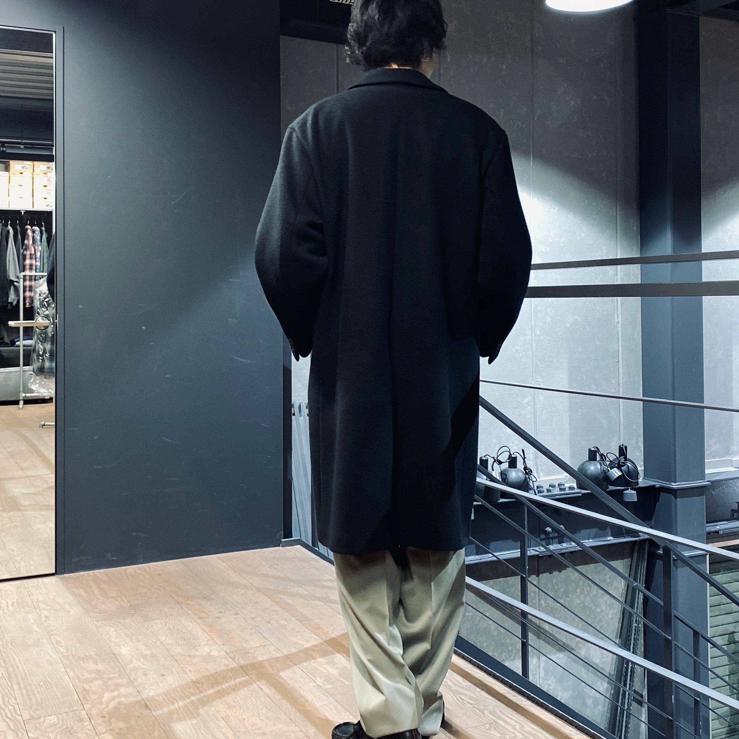 CHESTERFIELD COAT -A- -TYPE 2- #BLACK [23FW-WMO-CO04]