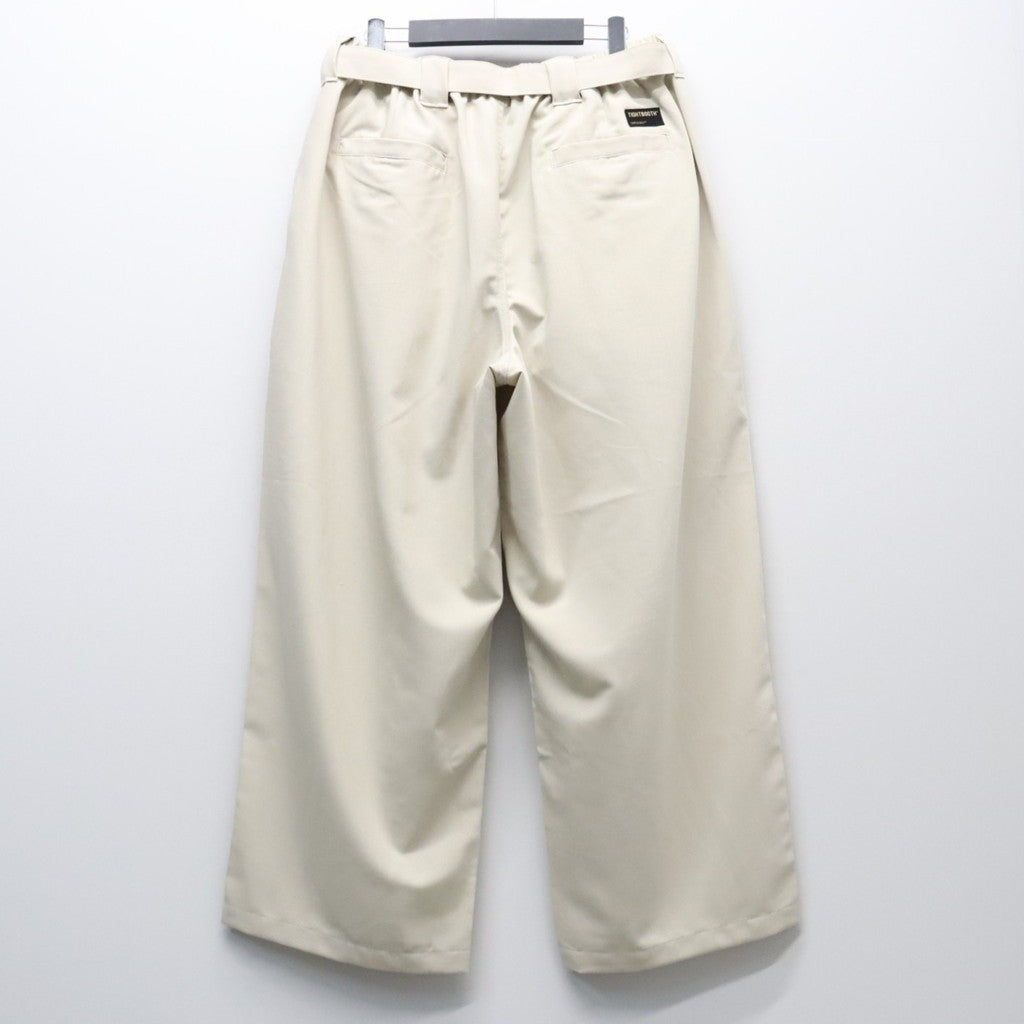 TRO BAGGY SLACKS #Greige [SU26-B09]