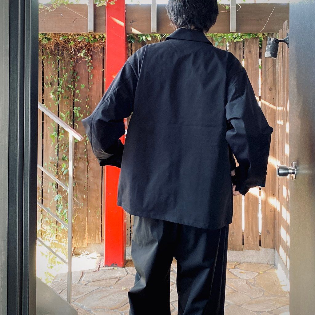 TECHNICAL STRETCH SHIRT JK #Black [FPA02252U0006] - cocorozashi