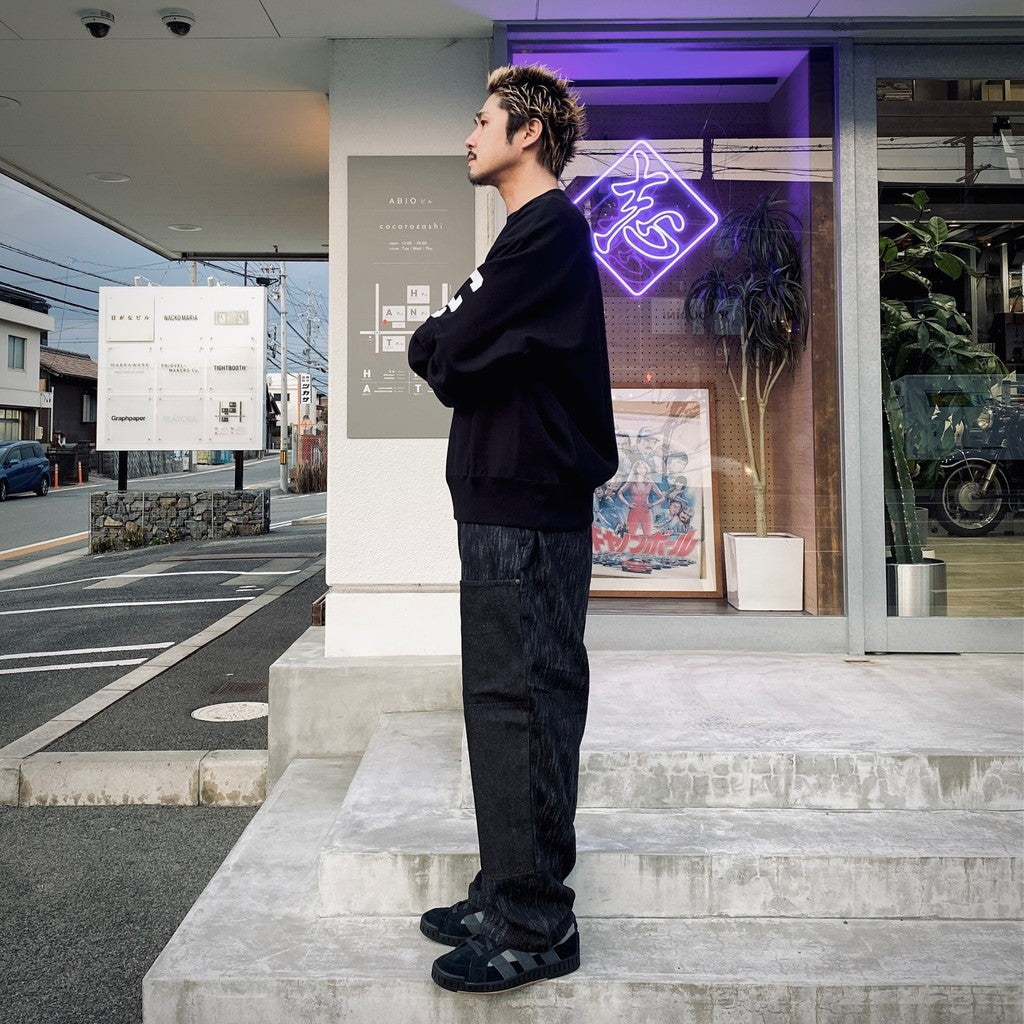 NIKOLA PAINTER 牛仔布 #黑色 [25SS-B03]