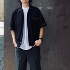KNIT SHIRT ( TYPE-2 ) #BLACK [26SS-WMK-KN02]