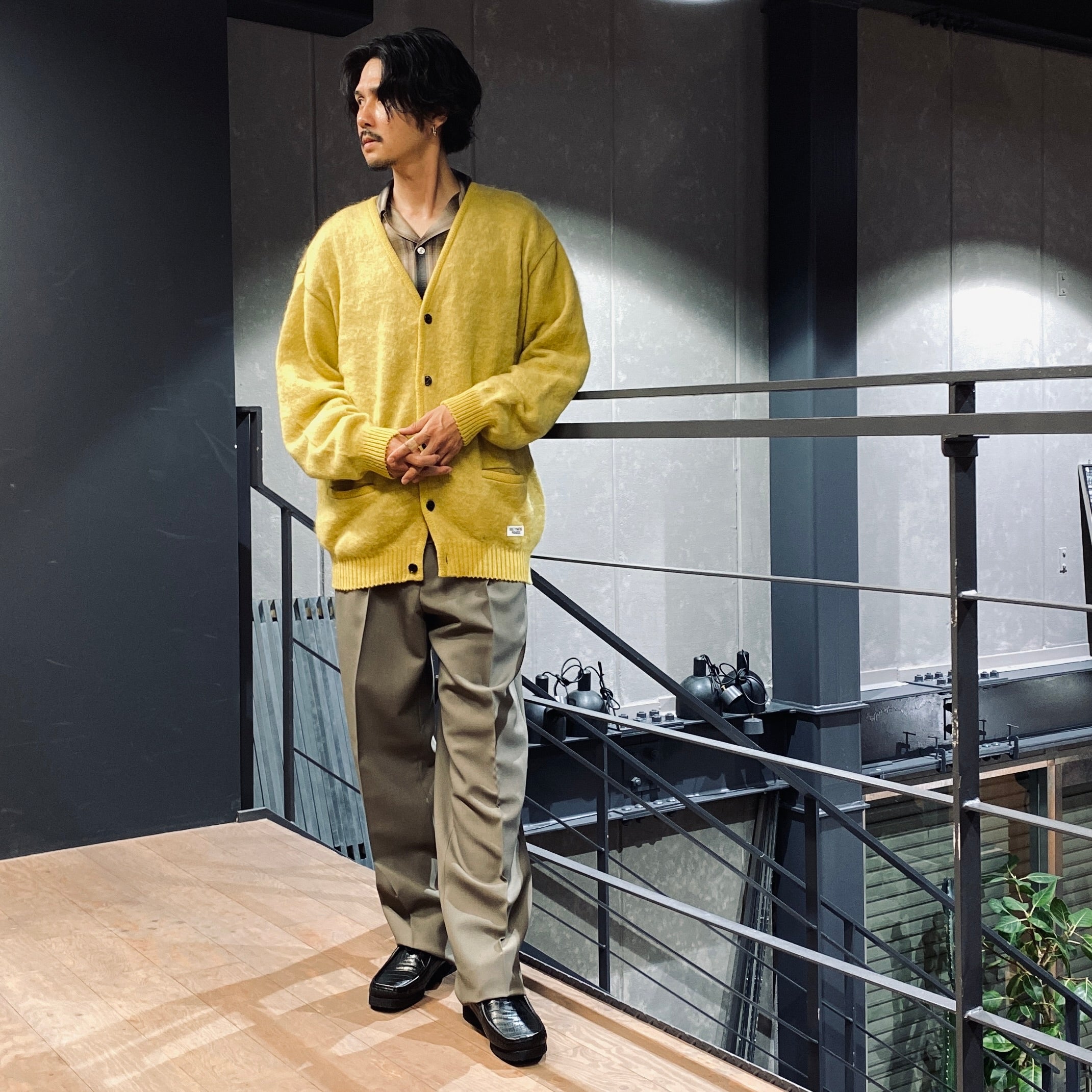 DOUBLE PLEATED TROUSERS #GRAY [23FW-WMP-TR06]