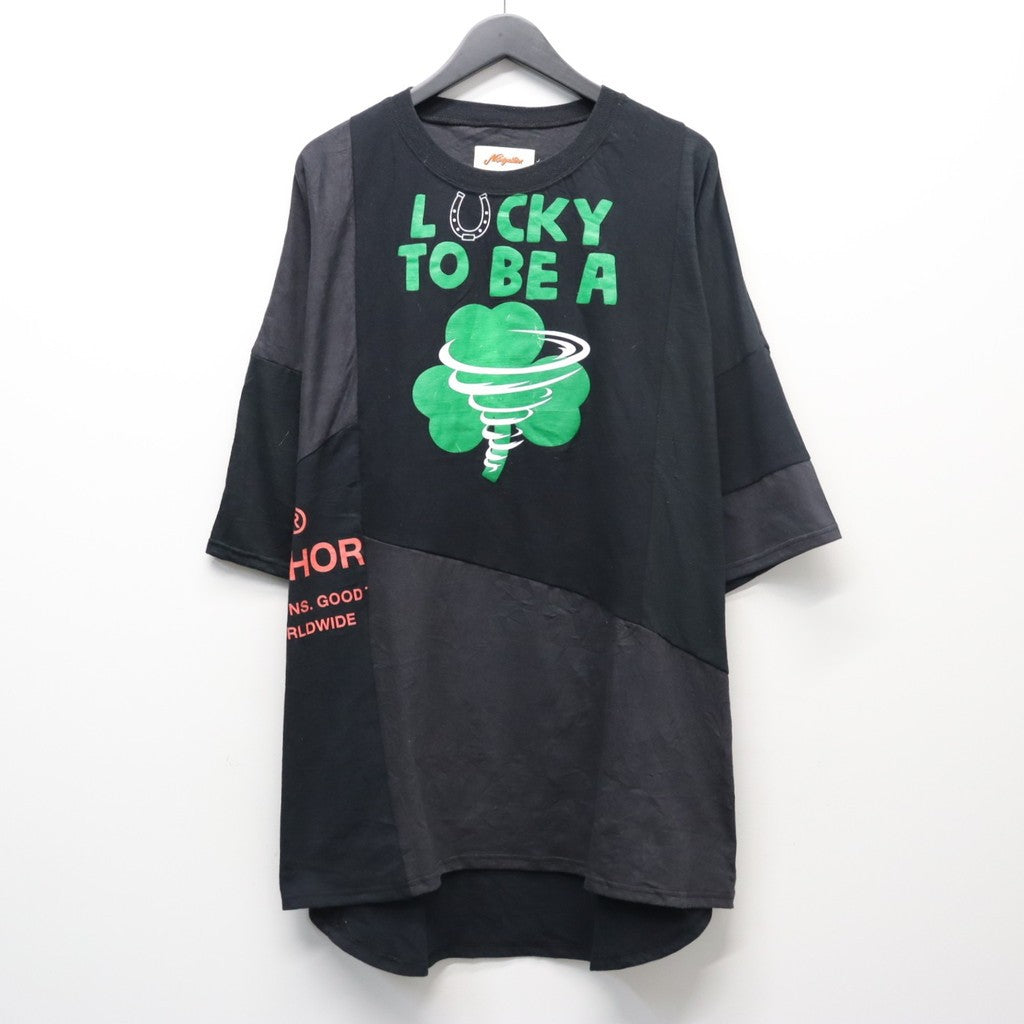 PUZZLE TEE F #BLACK [C2647909F]