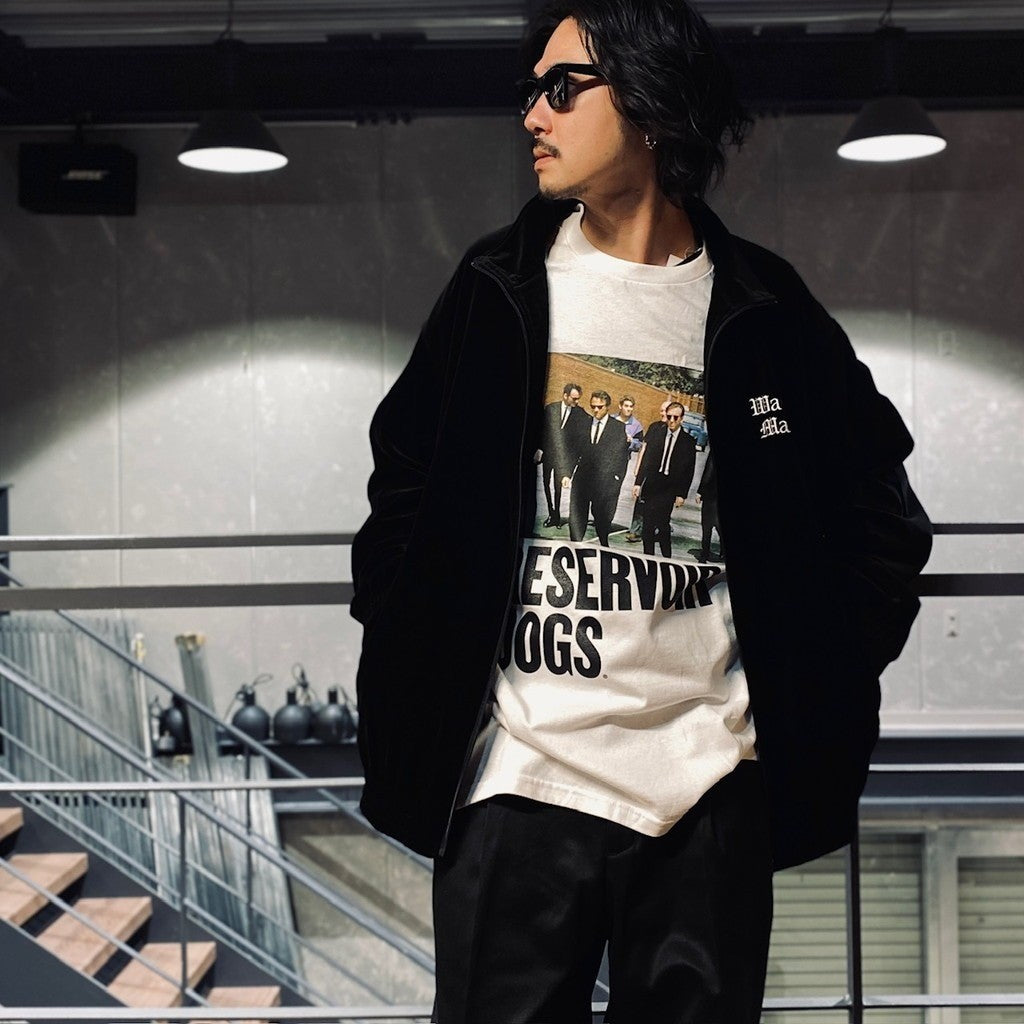 VELVET TRACK JACKET #BLACK [24SSE-WMO-TJ01] - cocorozashi 三重県