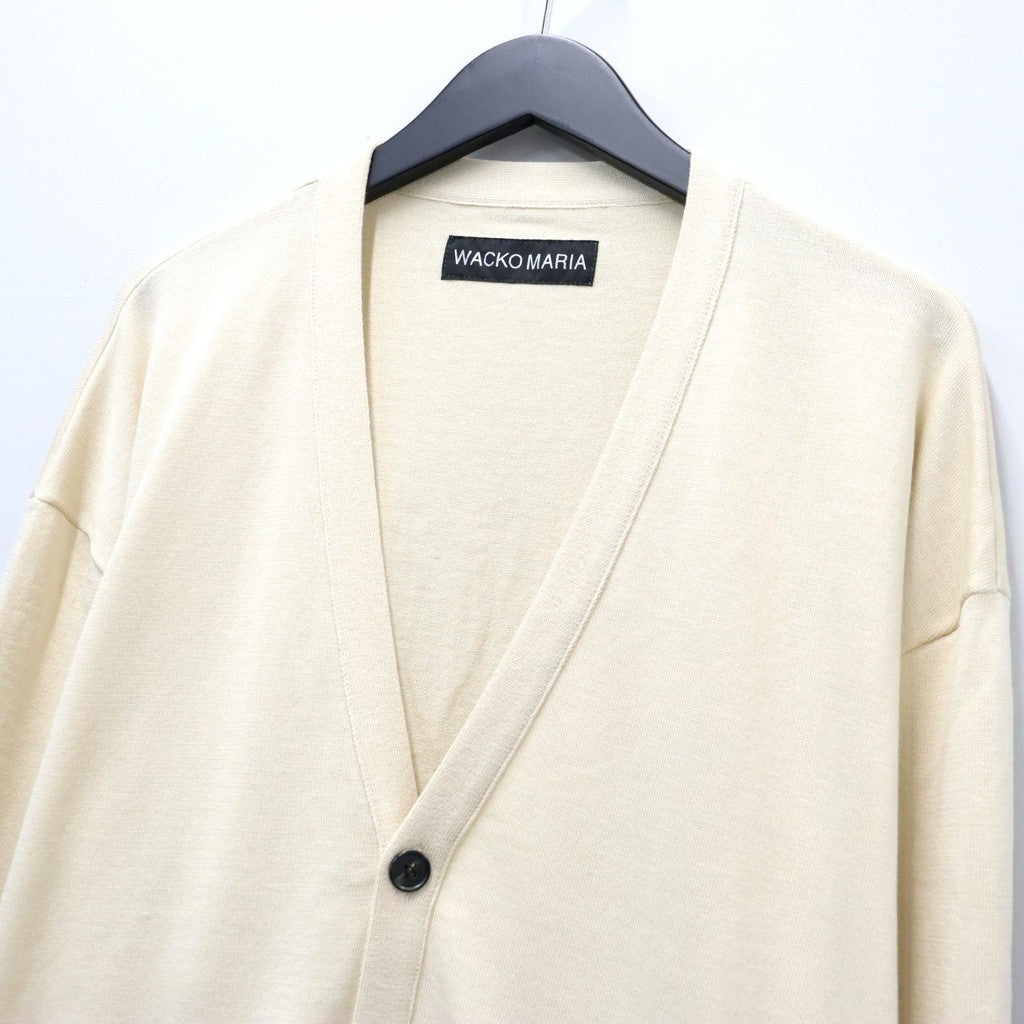 COTTON KNIT CARDIGAN ( TYPE-1 ) #IVORY [26FWE-WMK-KN03]