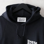 MIDDLE WEIGHT PULLOVER HOODED SWEAT SHIRT ( TYPE-2 ) #BLACK [24FW-WMC-SS06]