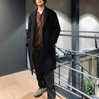 CHESTERFIELD COAT -A- -TYPE 2- #BLACK [23FW-WMO-CO04]