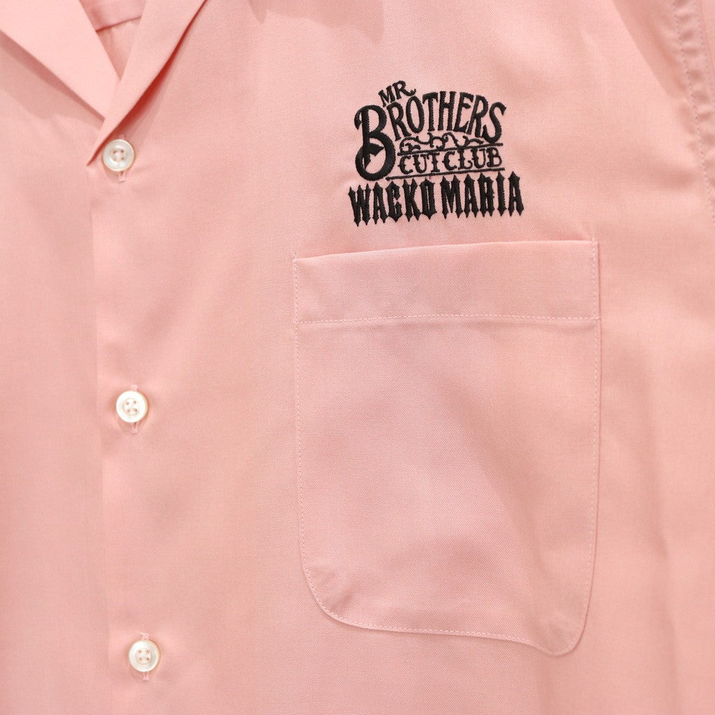 MR BROTHERS CUT CLUB | 50年代長袖襯衫 #粉紅 [MBCC-WM-OC02]