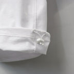 TECH DRAWSTRING S/S TEE #WHITE [BE-35026]