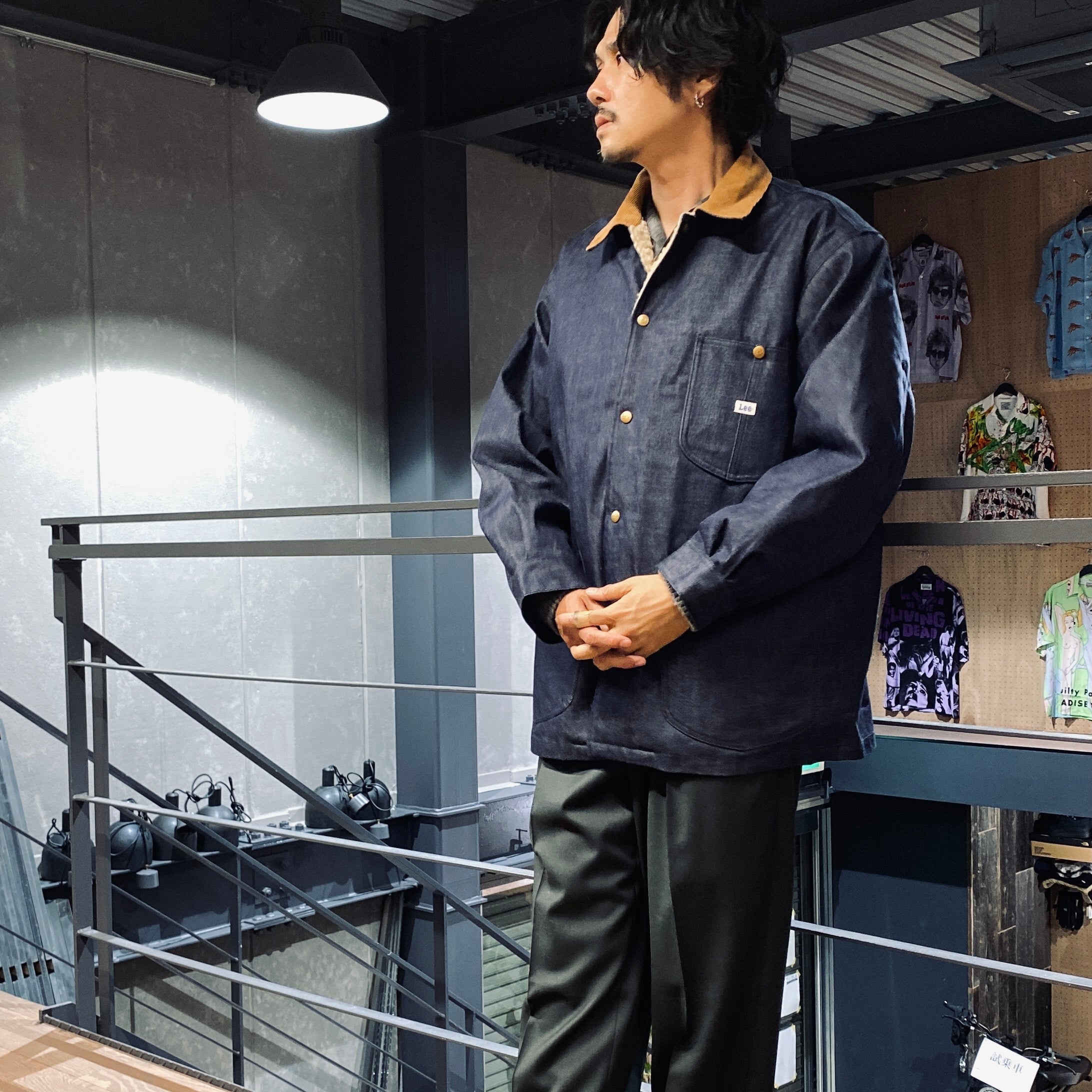 Lee | COVERALL #INDIGO [23FW-WMO-LE01]